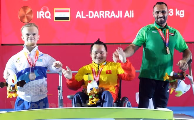 Vietnam obtiene segunda medalla dorada en Juegos Paralímpicos de Asia ảnh 1