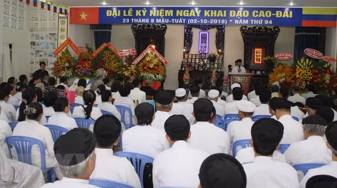 Religión de Cao Dai celebra aniversario 94 de su fundación ảnh 1