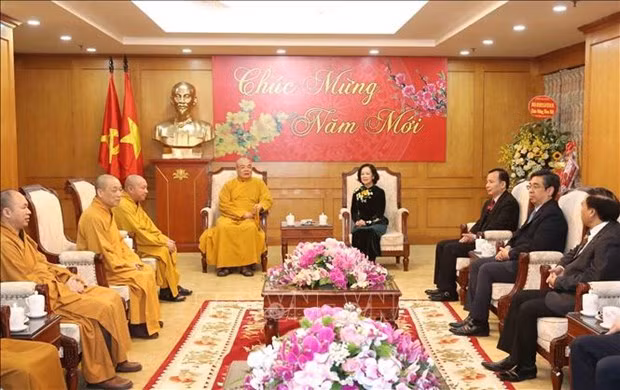 Destaca dirigente vietnamita aportes de la Sangha Budista al progreso nacional ảnh 1