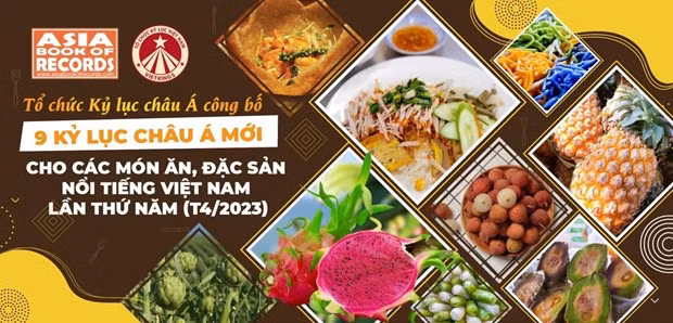 Reconocen nueve récords asiáticos adicionales para platos y especialidades vietnamitas ảnh 1