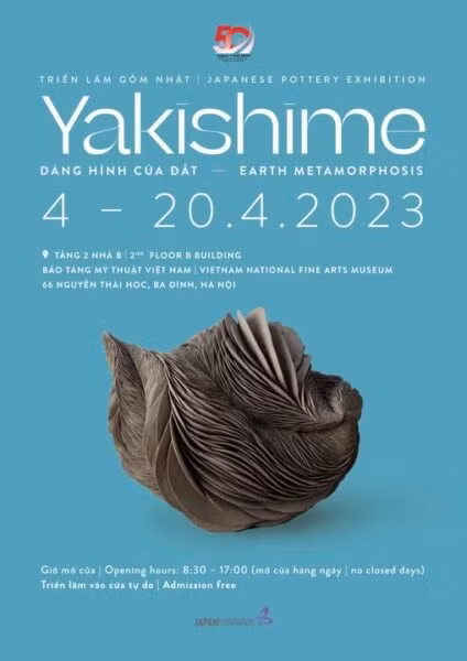 Exposición de cerámica tradicional japonesa se inaugura en Hanoi ảnh 1