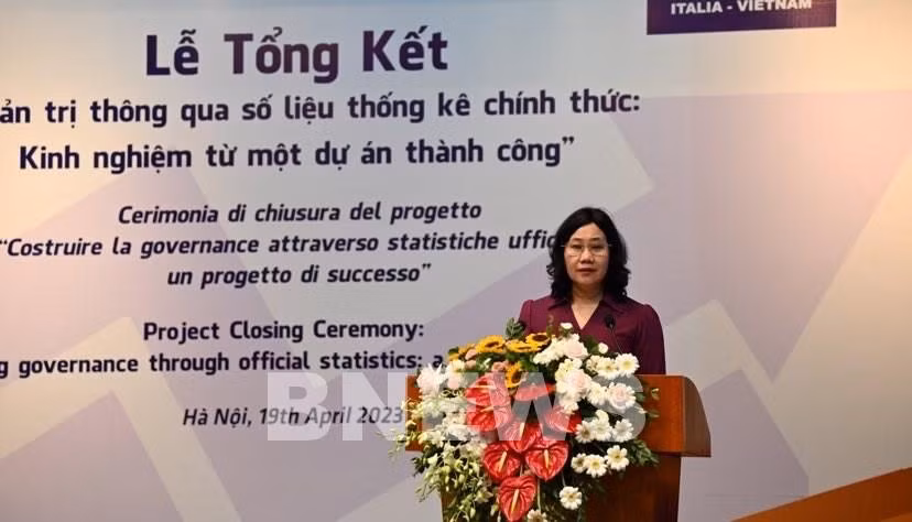 Italia ayuda a Vietnam a mejorar la capacidad estadística ảnh 1