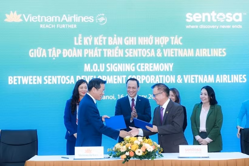 Vietnam Airlines y Singapur presentan iniciativa de asociación turística ảnh 1