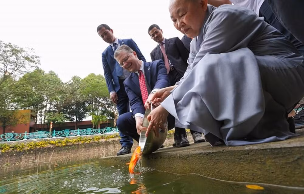 Tet en el ojo de embajadores extranjeros en Vietnam ảnh 1