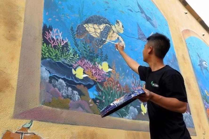Organizarán proyecto de arte callejero a escala internacional en Vietnam ảnh 1