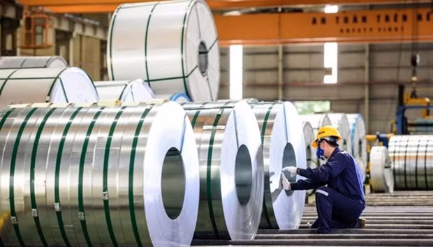Empresa vietnamita aumenta exportaciones de chapas de acero ảnh 1
