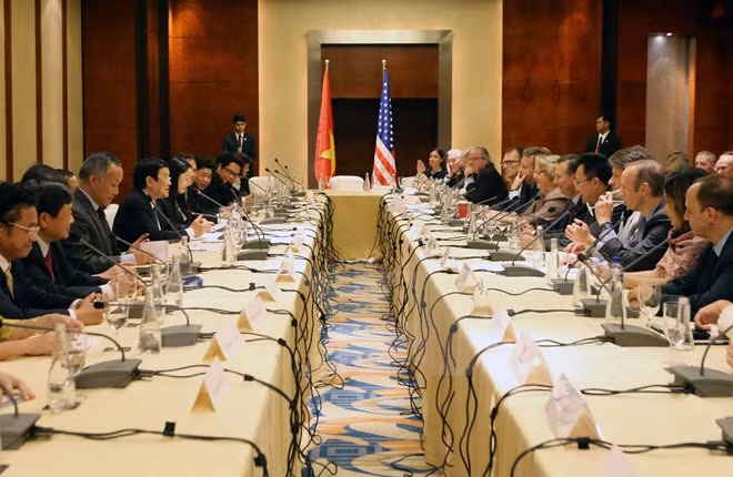 Mandatario vietnamita conversa con empresas estadounidenses ảnh 1