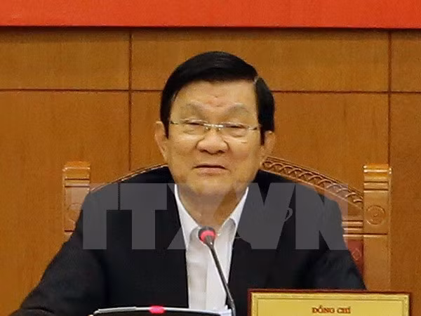 Presidente vietnamita asiste a XXIII Cumbre de líderes del APEC ảnh 1 Presidente vietnamita asiste a XXIII Cumbre de líderes del APEC ảnh 1
