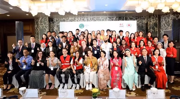 Inauguran foro juvenil de Cruz Roja y Media Luna Roja Asia-Pacífico ảnh 1