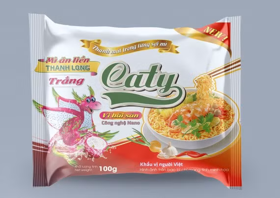 Vietnam produce por primera vez fideos instantáneos de pitahaya ảnh 1
