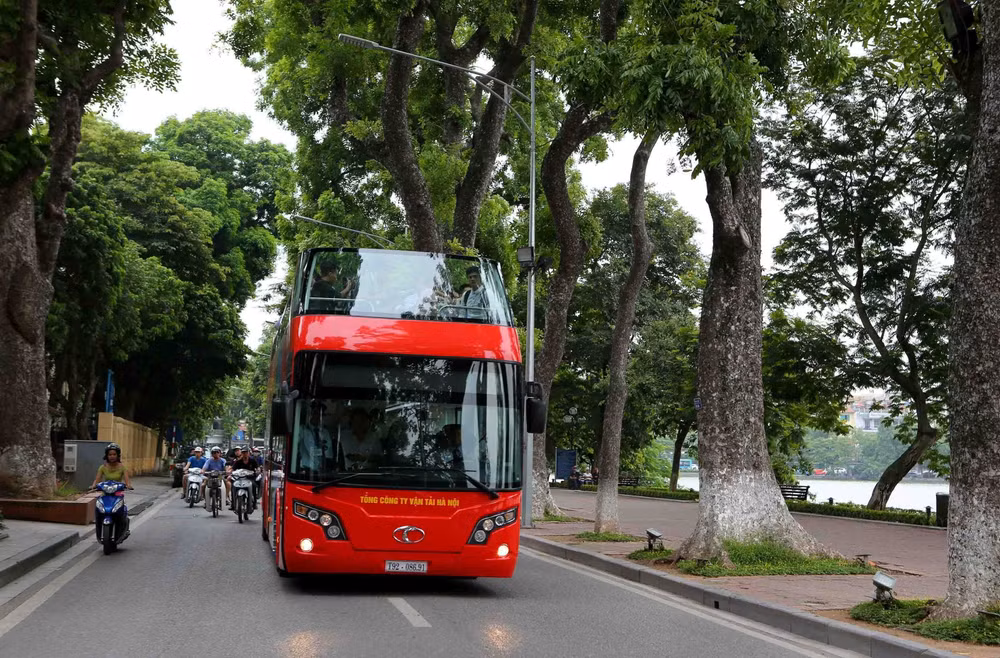 [Fotos] Hanoi pondrá en marcha servicio de autobuses de dos pisos ảnh 3