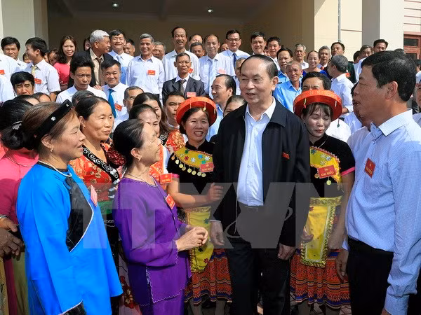 Presidente de Vietnam destaca unidad nacional como raíz de fuerza del pueblo ảnh 1
