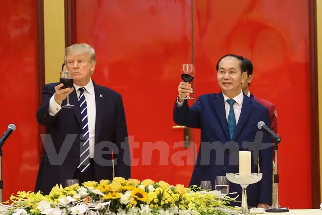 Presidente de Vietnam: Visita de Trump abre nuevo capítulo en relaciones bilaterales ảnh 1