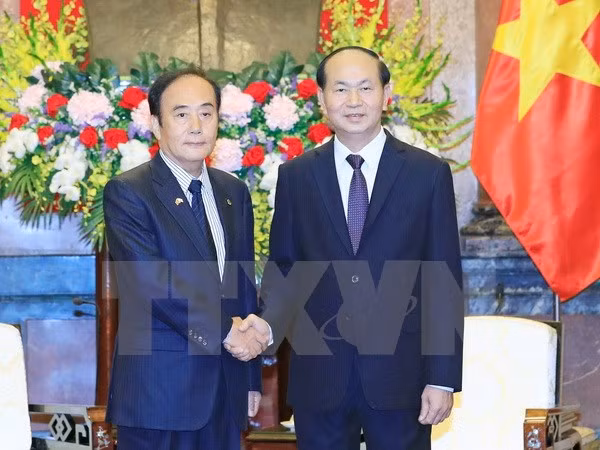 Presidente de Vietnam reitera papel de empresas en fortalecimiento de nexos con Japón ảnh 1