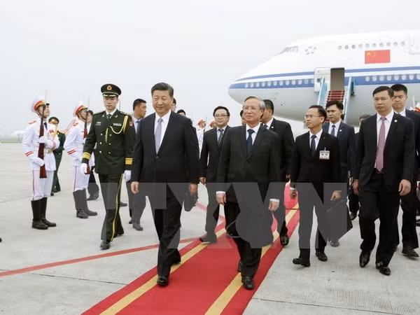  Presidente de China, Xi Jinping, inicia visita a Vietnam ảnh 1