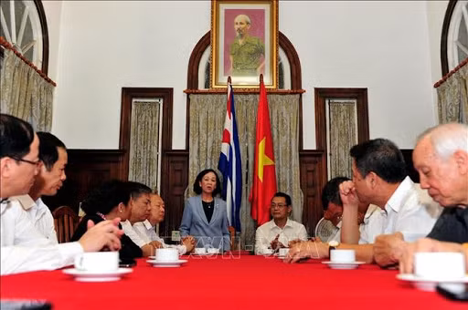Celebran en Cuba aniversario 90 de la fundación del Partido Comunista de Vietnam ảnh 1