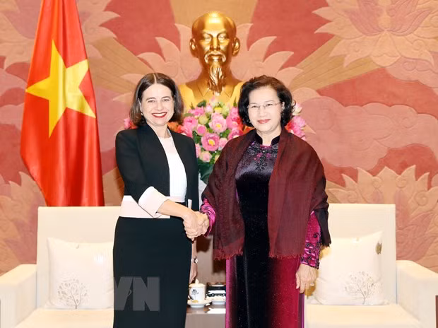 Aboga presidenta del Parlamento de Vietnam por impulso de cooperación integral con Australia ảnh 1