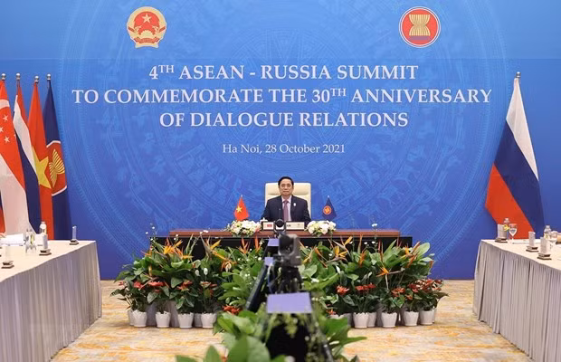 Vietnam participa en IV Cumbre ASEAN-Rusia por 30 aniversario de nexos bilaterales ảnh 1 Vietnam participa en IV Cumbre ASEAN-Rusia por 30 aniversario de nexos bilaterales ảnh 1