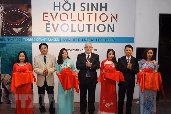 Inauguran en Vietnam exposición de Máscaras del Estrecho de Torres ảnh 1