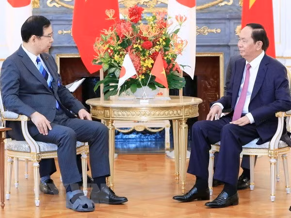 Presidente vietnamita resalta nexos de su país en Japón ảnh 1