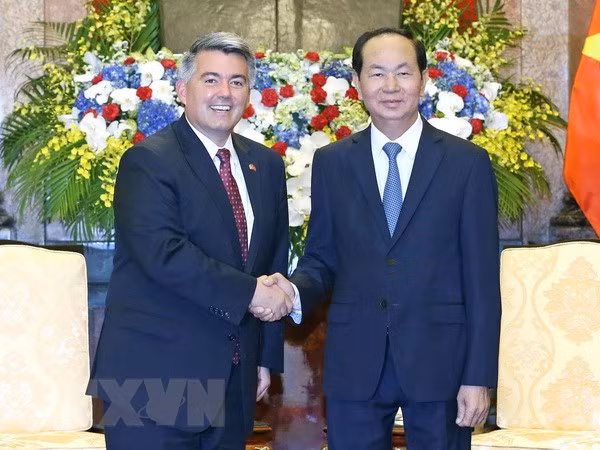 Presidente de Vietnam respalda nexos parlamentarios con Estados Unidos ảnh 1