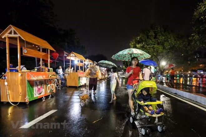 Abren en Hanoi segunda ruta peatonal los fines de semana ảnh 1