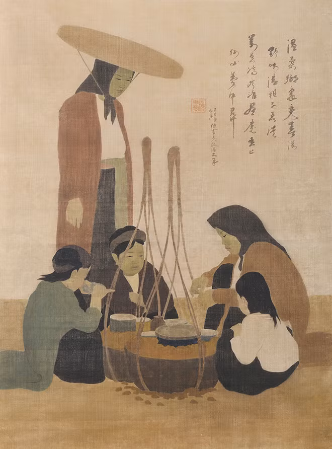 Pintura de artista de Vietnam se subasta en precio récord ảnh 2