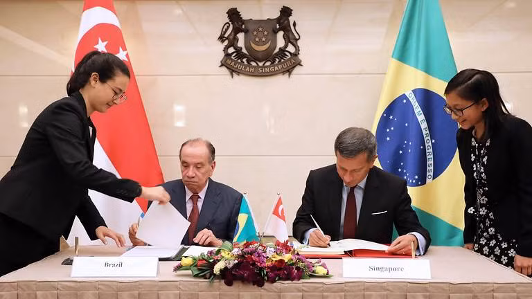 Brasil y Singapur firman acuerdo de doble tributación ảnh 1