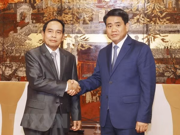  Hanoi y Laos comparten experiencias en el trabajo de inspección ảnh 1