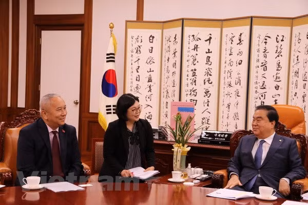 Líder parlamentario de Corea del Sur resalta importancia de Vietnam en política de su país ảnh 1