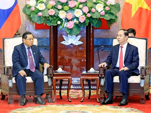 Presidente de Vietnam insta a formentar cooperación parlamentaria entre su país y Laos ảnh 1