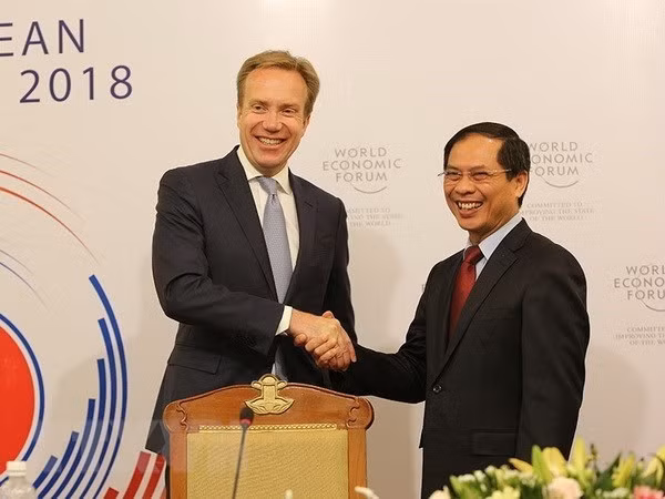 Vietnam acelera preparativos para Foro Económico Mundial sobre la ASEAN ảnh 1