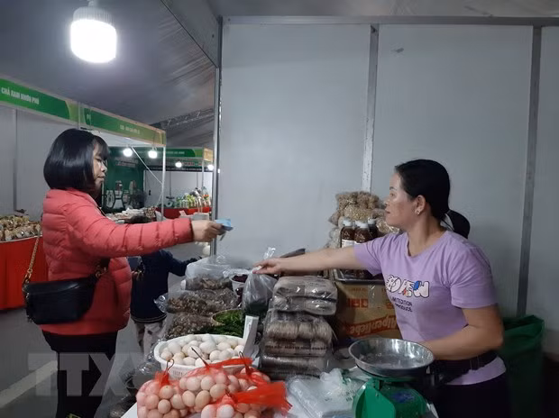 Inauguran feria de productos agrícolas y mercancías de OCOP en Hanoi ảnh 1