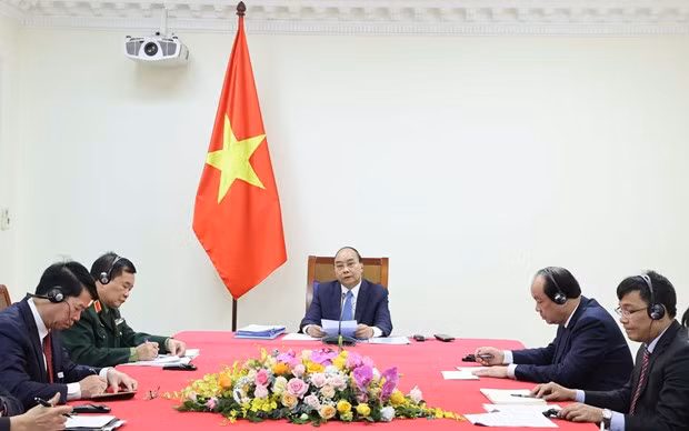 Primeros ministros de Vietnam y Camboya debaten medidas para mejorar relaciones bilaterales ảnh 1