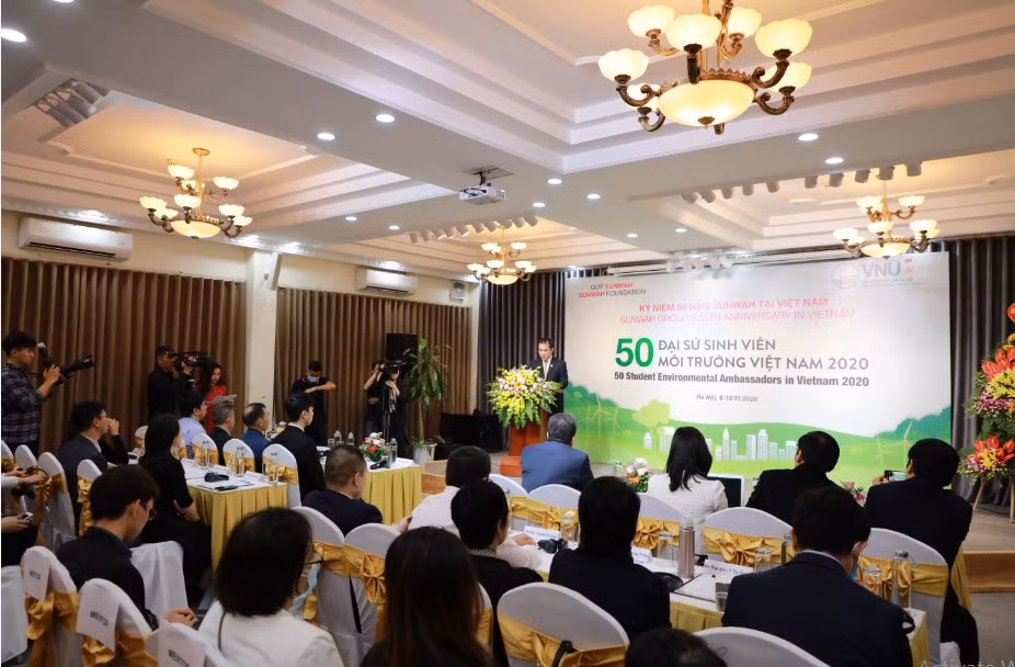 Inauguran proyecto “50 estudiantes embajadores ambientales en Vietnam 2020” ảnh 1