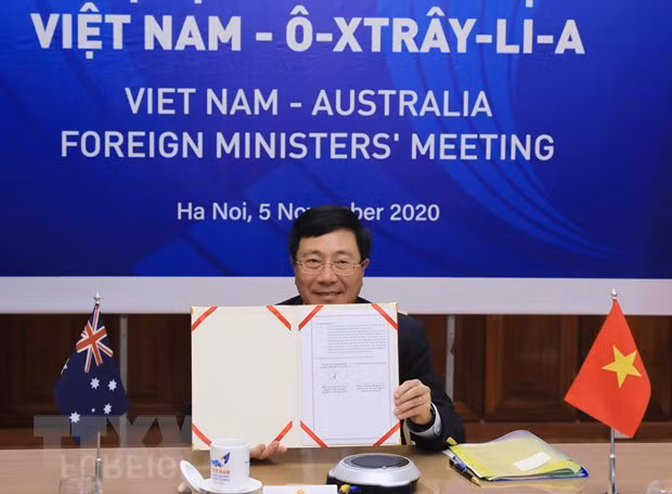 Efectúan II Reunión de Relaciones Exteriores Vietnam-Australia ảnh 1
