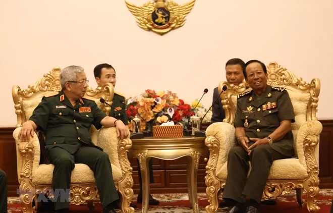 Vietnam y Camboya profundizan cooperación militar ảnh 1