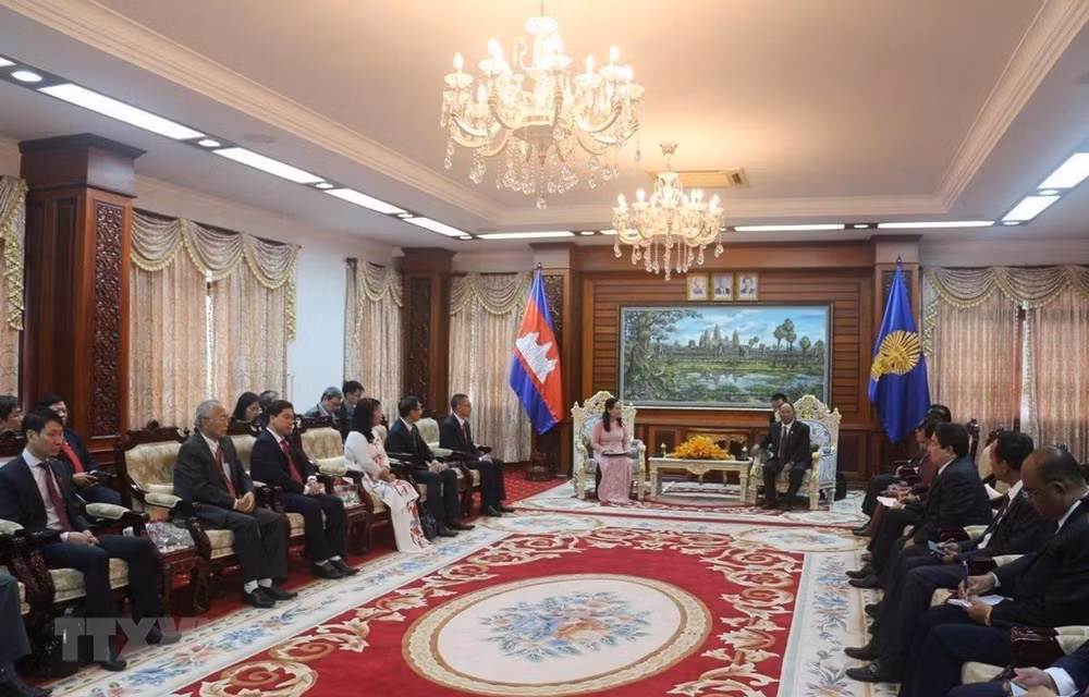 Aprecia dirigente de Camboya desarrollo de Ciudad Ho Chi Minh ảnh 1
