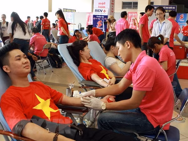 Provincia vietnamita de Lao Cai responde a campaña de donación de sangre ảnh 1