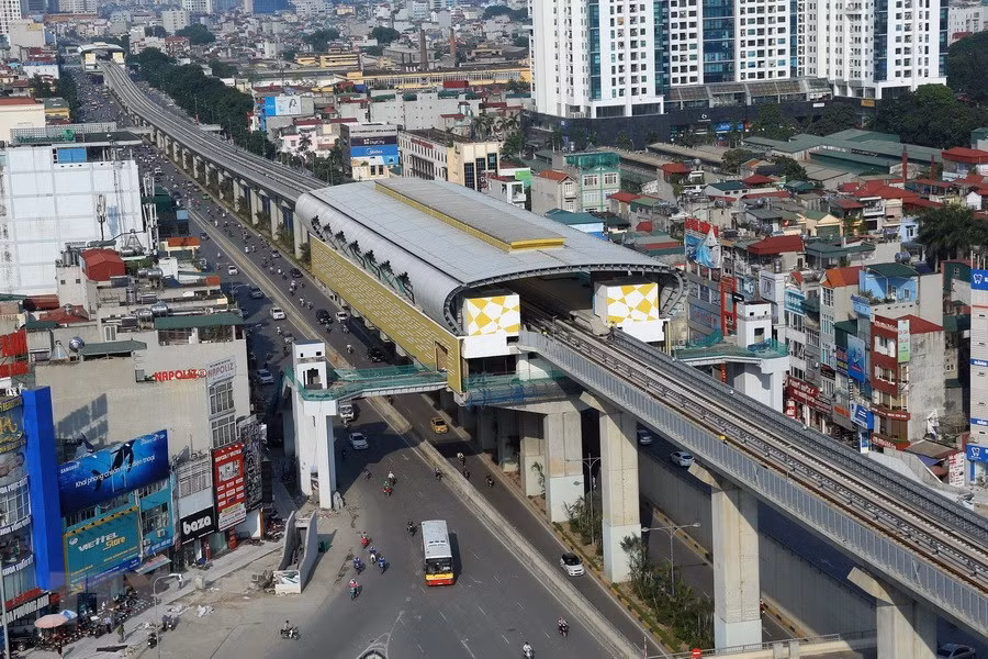 Hanoi busca financiar proyecto de ferrocarril urbano con préstamos preferenciales ảnh 1