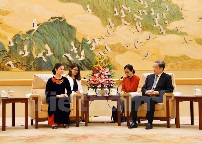 Organizaciones políticas vietnamita y china robustecen relaciones de amistad ảnh 1