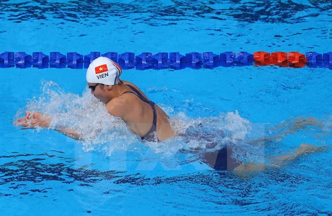 Anh Vien establece nueva plusmarca en natación de Juegos Asiáticos Bajo Techo ảnh 1