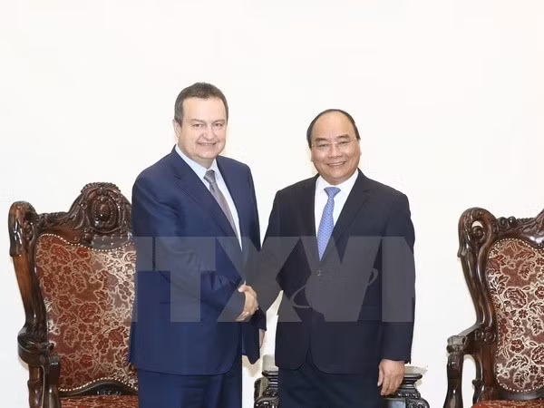 Visita de vicepremier serbio genera nueva fuerza de impulso para los lazos bilaterales ảnh 1