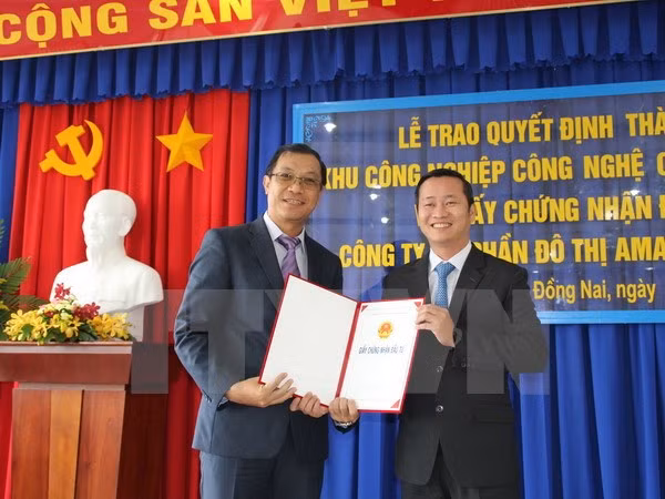 Construyen en Dong Nai primer parque industrial de alta tecnología ảnh 1