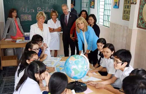 Segunda dama de Estados Unidos visita Ciudad Ho Chi Minh ảnh 1