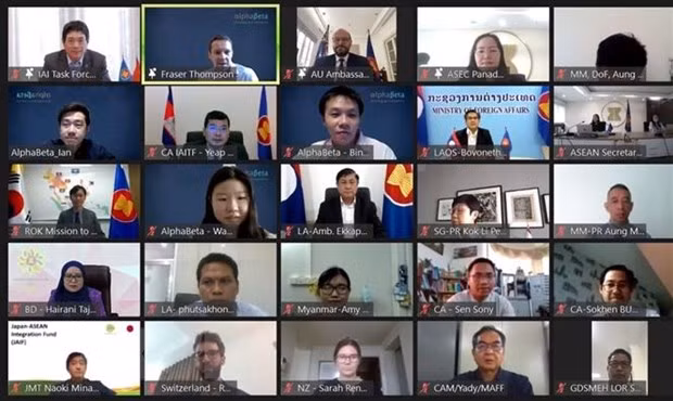 Efectúan Foro sobre Iniciativa para la integración de ASEAN 2021-2025 ảnh 1