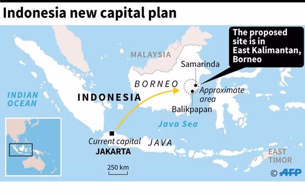 Proyecto de construcción de nueva capital de Indonesia sigue suspendido ảnh 1