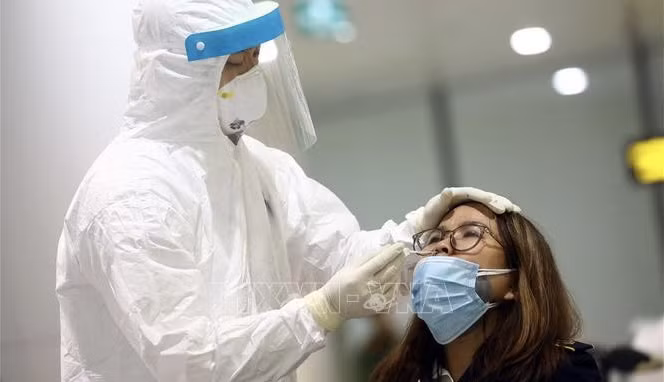 Hanoi realizará pruebas aleatorias del COVID-19 a viajeros en aeropuerto de Noi Bai ảnh 1