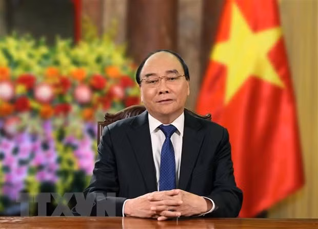 Presidente de Vietnam saluda el aniversario 70 de la Academia Militar de Logísticas ảnh 1