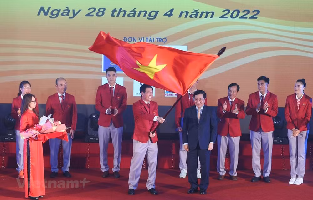 Delegación vietnamita aspira a lograr el primer lugar en SEA Games 31 ảnh 1